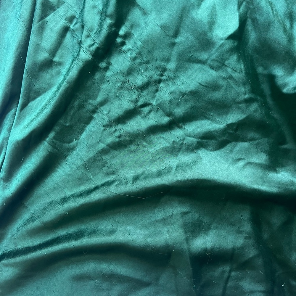 Love in your life emerald green satin halter maxi dress - Snag at Hem - Picture 4 of 6